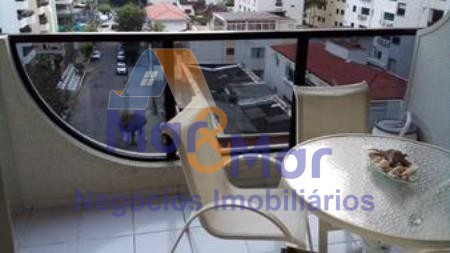 Apartamento na Praia das Pitangueiras, Guarujá - SP