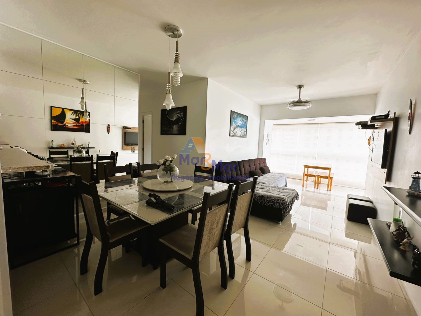 Apartamento Frente ao Mar, Astúrias, Guarujá - SP